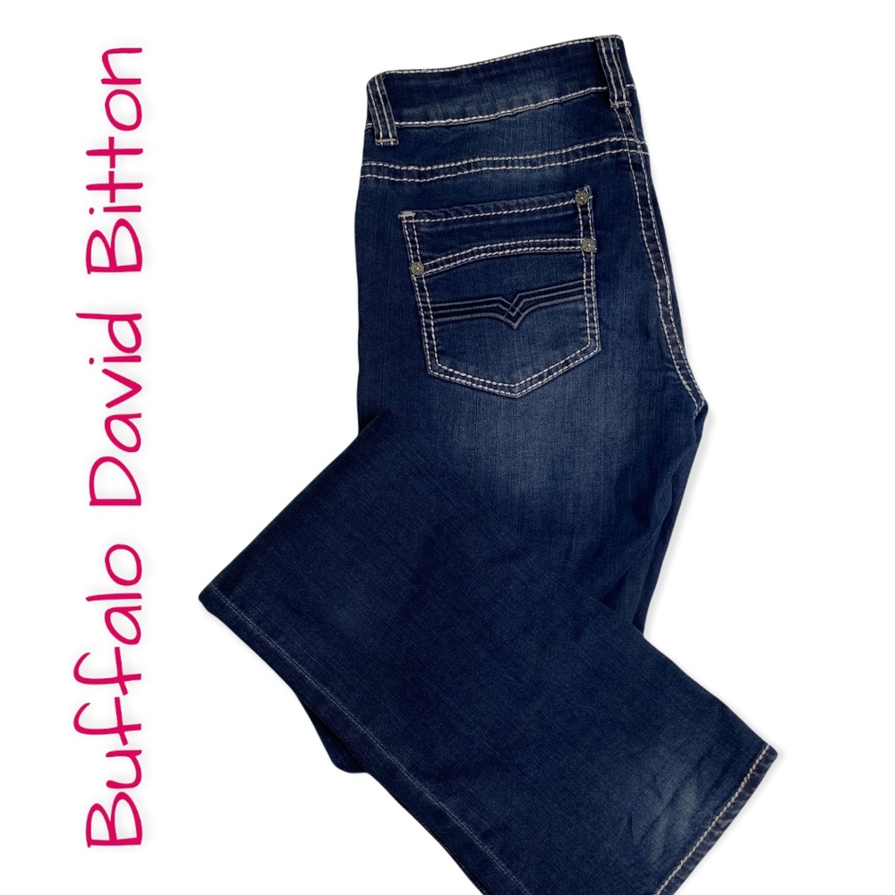 🎉HP🎉 BUFFALO DAVID BITTON "Joyce" Low Rise Stretch Bootcut Jeans, Size 2